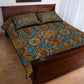 Tribal Earth African Ankara Pattern Quilt Bed Set