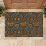 Tribal Earth African Ankara Pattern Rubber Doormat