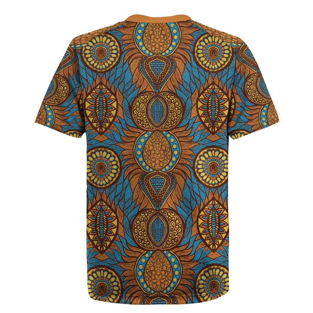 Tribal Earth African Ankara Pattern Rugby Jersey