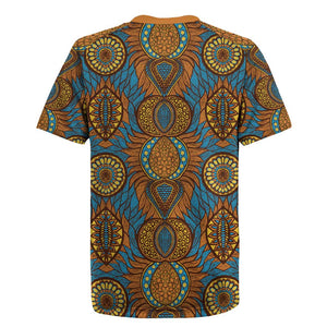 Tribal Earth African Ankara Pattern Rugby Jersey