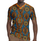 Tribal Earth African Ankara Pattern Rugby Jersey