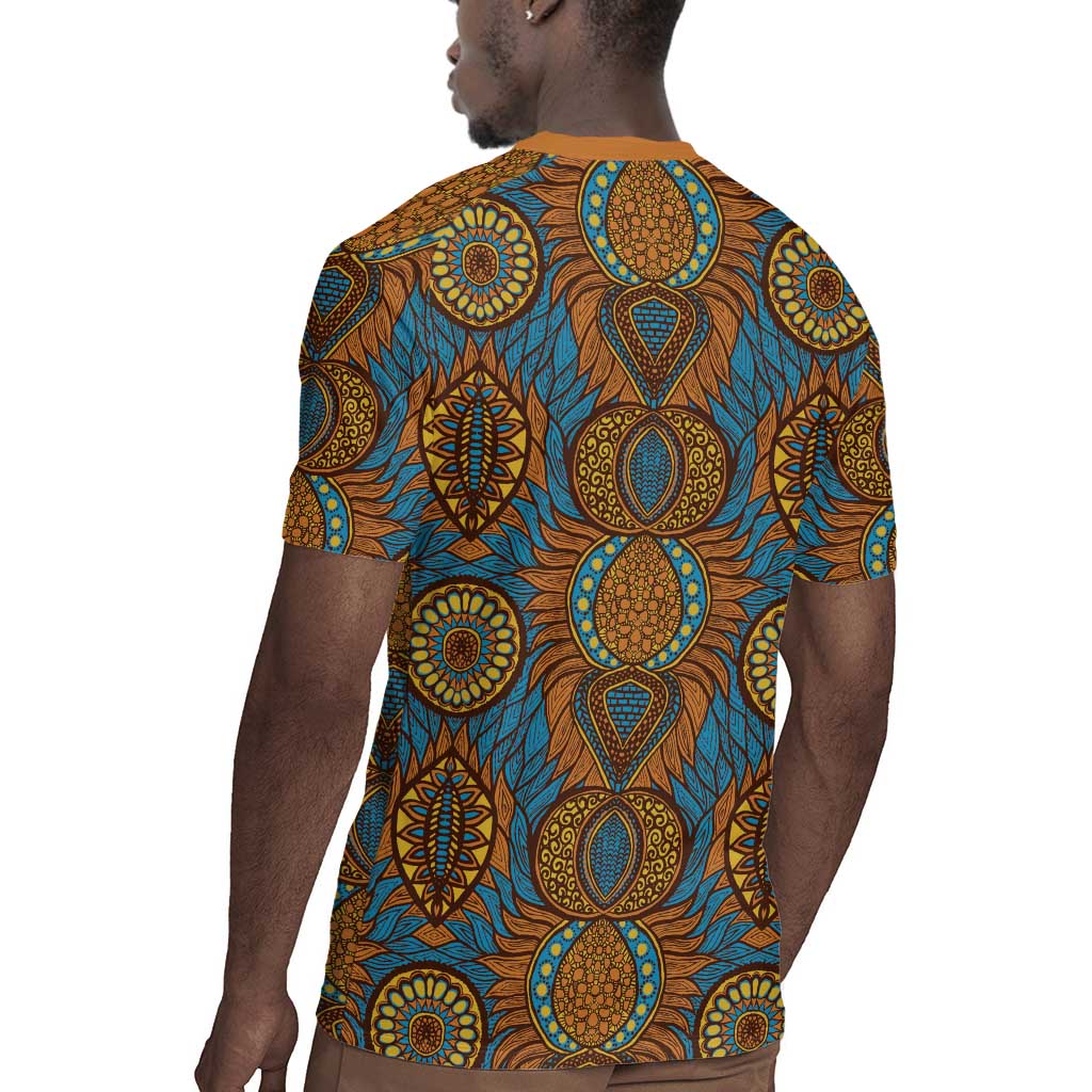 Tribal Earth African Ankara Pattern Rugby Jersey