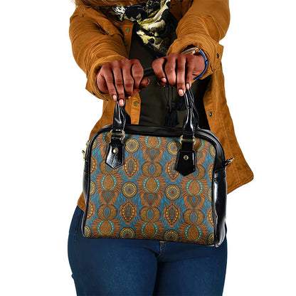 Tribal Earth African Ankara Pattern Shoulder Handbag