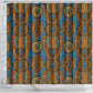 Tribal Earth African Ankara Pattern Shower Curtain