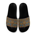 Tribal Earth African Ankara Pattern Slide Sandals