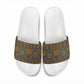 Tribal Earth African Ankara Pattern Slide Sandals