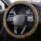 Tribal Earth African Ankara Pattern Steering Wheel Cover