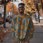 Tribal Earth African Ankara Pattern Sweatshirt