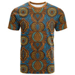 Tribal Earth African Ankara Pattern T shirt