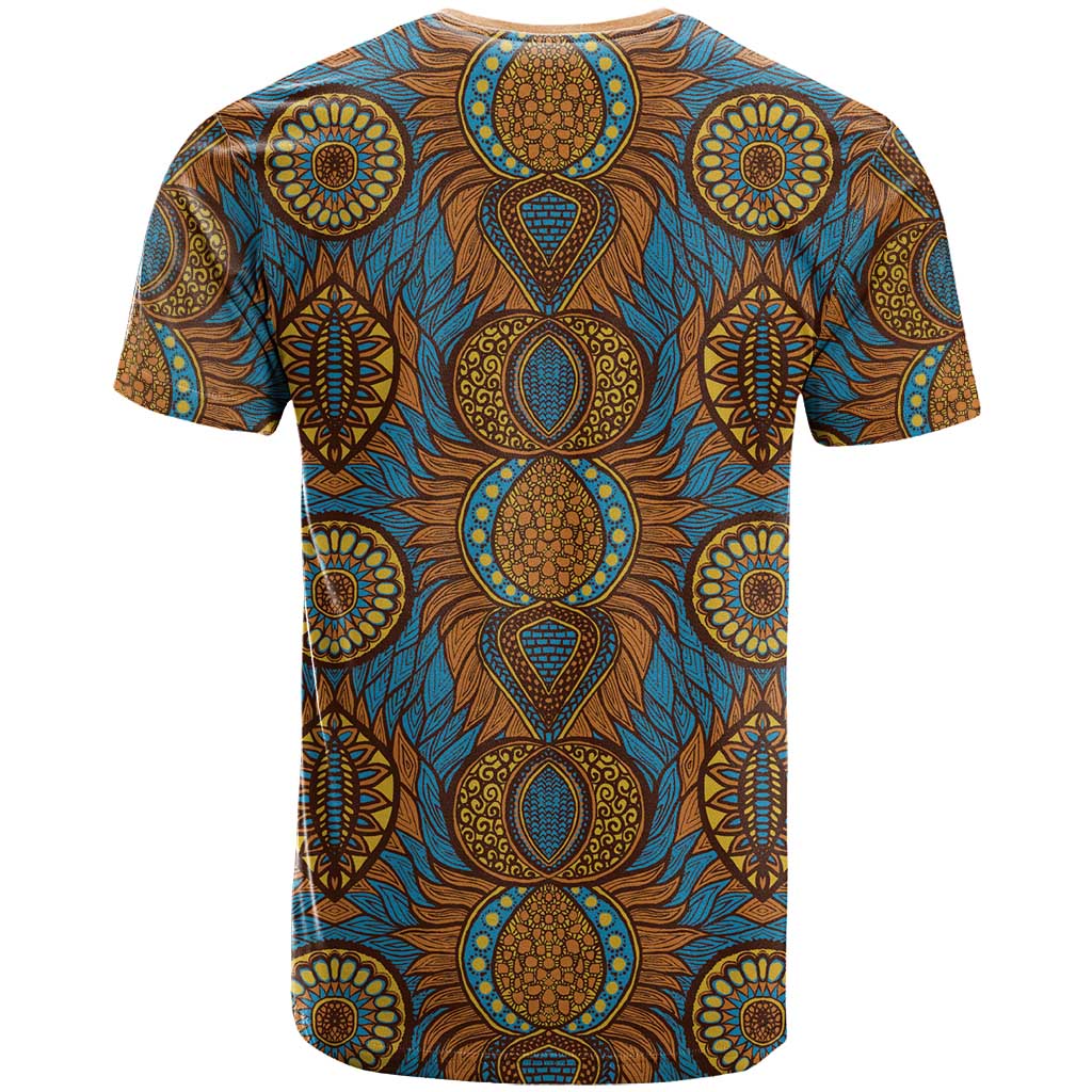 Tribal Earth African Ankara Pattern T shirt