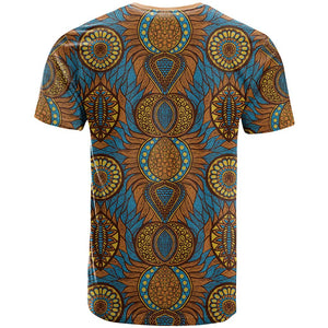 Tribal Earth African Ankara Pattern T shirt