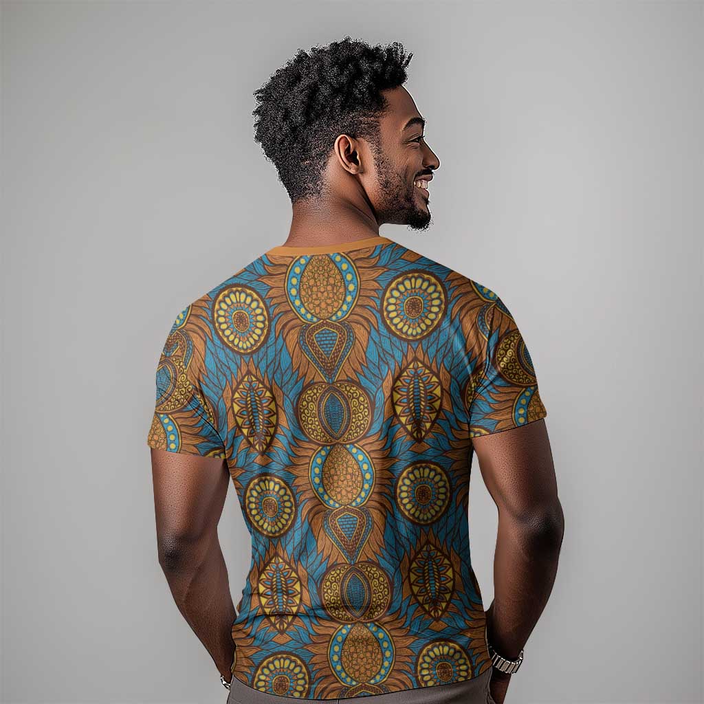 Tribal Earth African Ankara Pattern T shirt