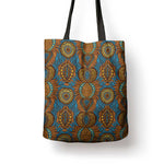 Tribal Earth African Ankara Pattern Tote Bag