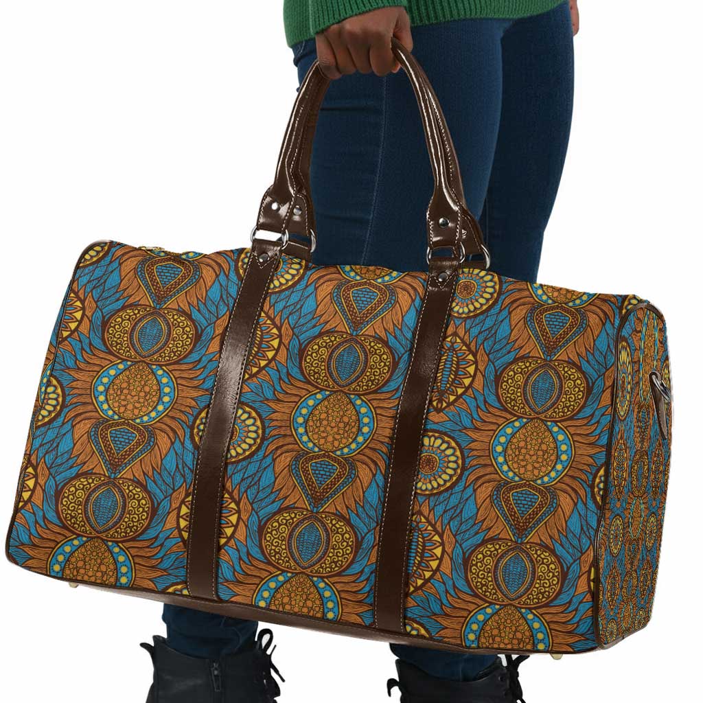 Tribal Earth African Ankara Pattern Travel Bag