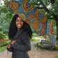 Tribal Earth African Ankara Pattern Umbrella