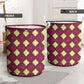 Ruby Gold African Ankara Pattern Laundry Basket