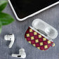 Ruby Gold African Ankara Pattern AirPods Case