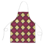 Ruby Gold African Ankara Pattern Apron