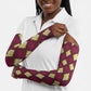 Ruby Gold African Ankara Pattern Arm Sleeves