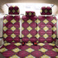 Ruby Gold African Ankara Pattern Back Car Seat Cover