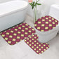 Ruby Gold African Ankara Pattern Bathroom Set
