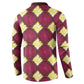 Ruby Gold African Ankara Pattern Button Sweatshirt