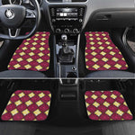 Ruby Gold African Ankara Pattern Car Mats
