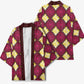 Ruby Gold African Ankara Pattern Kimono