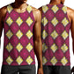 Ruby Gold African Ankara Pattern Men Tank Top