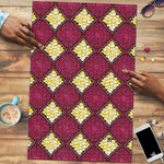 Ruby Gold African Ankara Pattern Puzzle