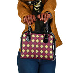 Ruby Gold African Ankara Pattern Shoulder Handbag