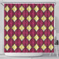 Ruby Gold African Ankara Pattern Shower Curtain