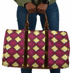 Ruby Gold African Ankara Pattern Travel Bag