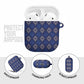 Indigo Diamond African Ankara Pattern AirPods Case