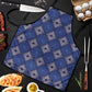 Indigo Diamond African Ankara Pattern Apron