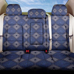 Indigo Diamond African Ankara Pattern Back Car Seat Cover
