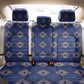 Indigo Diamond African Ankara Pattern Back Car Seat Cover