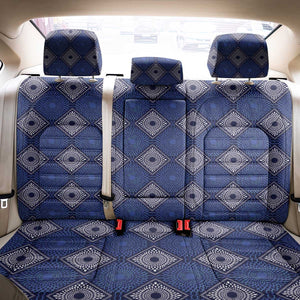 Indigo Diamond African Ankara Pattern Back Car Seat Cover