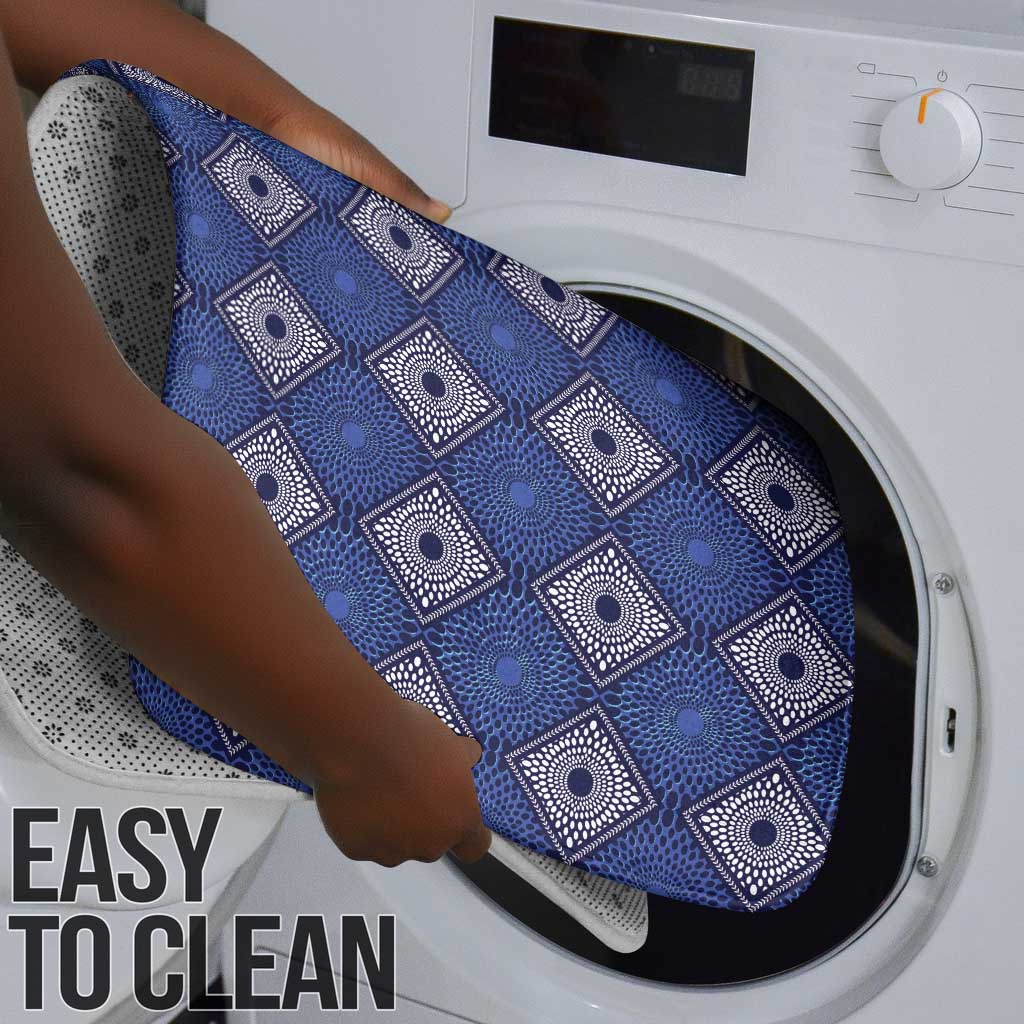 Indigo Diamond African Ankara Pattern Bathroom Set