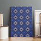 Indigo Diamond African Ankara Pattern Canvas Wall Art