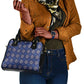 Indigo Diamond African Ankara Pattern Shoulder Handbag