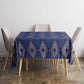 Indigo Diamond African Ankara Pattern Tablecloth