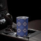 Indigo Diamond African Ankara Pattern Tumbler Cup