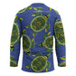 Emerald Turtle African Ankara Pattern Hockey Jersey