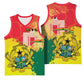 Personalized Ghana Republic Day Basketball Jersey Black Star Square - Grunge Style LT15
