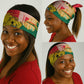 Ghana Republic Day Neck Gaiter Black Star Square - Grunge Style LT15