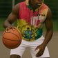 Personalized Ghana Republic Day Sleeveless Zip Hoodie Black Star Square - Grunge Style - African Pride