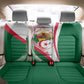 Algeria Independence Day Back Car Seat Cover Coat Of Arms With Maqam Echahid