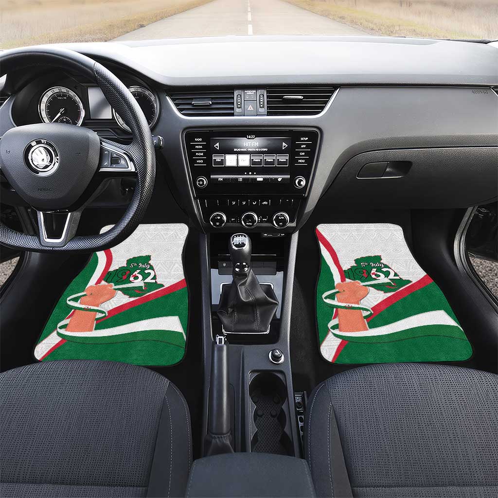 Algeria Independence Day Car Mats Coat Of Arms With Maqam Echahid