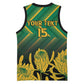 South Africa Rugby Custom Basketball Jersey Go Springboks Go LT15